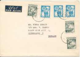 Syria Cover Sent Air Mail To Denmark 1967 ?? - Siria