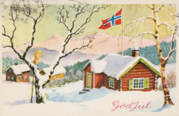 Neujahr Weihnachten Vintage Ansichtskarte Postkarte CPSMPF #PKG213.DE - Nieuwjaar