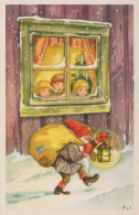 Neujahr Weihnachten KINDER Vintage Ansichtskarte Postkarte CPSMPF #PKD839.DE - Nieuwjaar