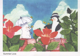 VOGEL Tier Vintage Ansichtskarte Postkarte CPSM #PBR674.DE - Vögel