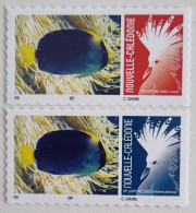 SERIE CAGOU PERSONNALISE LOGO POISSON ANGE VERMICULE 2024 ISSUE D'UNE FEUILLE DE 25 TIMBRES 2EME TIRAGE TB - Neufs