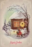 Neujahr Weihnachten KINDER Vintage Ansichtskarte Postkarte CPSM #PAY240.DE - New Year