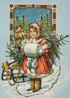 Neujahr Weihnachten KINDER Vintage Ansichtskarte Postkarte CPSM #PAY762.DE - Nieuwjaar