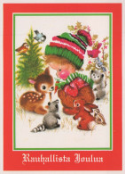 Neujahr Weihnachten KINDER Vintage Ansichtskarte Postkarte CPSM #PAW795.DE - Nieuwjaar