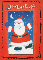PÈRE NOËL NOËL Fêtes Voeux Vintage Carte Postale CPSM #PAJ653.FR - Santa Claus
