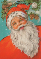 PÈRE NOËL NOËL Fêtes Voeux Vintage Carte Postale CPSM #PAJ859.FR - Santa Claus