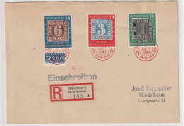 Bund R-Btief Mit "100 Jahre Dt. Briefmarken" - Storia Postale