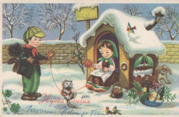 NIÑOS NIÑOS Escena S Paisajes Vintage Tarjeta Postal CPSMPF #PKG593.ES - Scenes & Landscapes