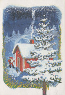 Feliz Año Navidad Vintage Tarjeta Postal CPSM #PBM839.ES - New Year