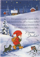 Feliz Año Navidad GNOMO Vintage Tarjeta Postal CPSM #PBL684.ES - Nouvel An
