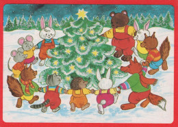 Feliz Año Navidad Vintage Tarjeta Postal CPSM #PBM458.ES - New Year