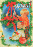 Feliz Año Navidad NIÑOS Vintage Tarjeta Postal CPSM #PAY820.ES - New Year