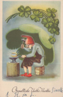 Bonne Année Noël ENFANTS Vintage Carte Postale CPSMPF #PKD776.FR - Nieuwjaar