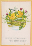 FLEURS Vintage Carte Postale CPSM #PBZ553.FR - Flowers