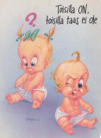 ENFANTS HUMOUR Vintage Carte Postale CPSM #PBV210.FR - Humorkaarten