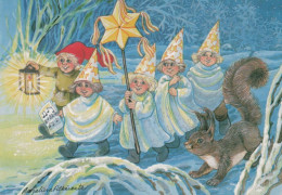 Bonne Année Noël Vintage Carte Postale CPSM #PBN601.FR - New Year