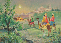 SAINTS ET SAINTES Noël Christianisme Vintage Carte Postale CPSM #PBB957.FR - Santos