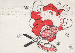 Bonne Année Noël GNOME Vintage Carte Postale CPSM #PBA907.FR - New Year