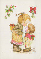 Bonne Année Noël ENFANTS Vintage Carte Postale CPSM #PAY883.FR - Nieuwjaar