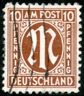 Germany,Bizone,perf>11 > 10 Pf.,cancel,as Scan - Covers & Documents