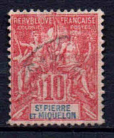 St Pierre Et Miquelon    - 1900 - Type Sage  - N° 73 - Oblit - Used - Gebruikt