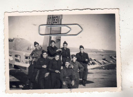 PHOTO AVION AVIATION AVIATEURS A ORANGE DANS LE VAUCLUSE EN NOVEMBRE 1949 - Luftfahrt