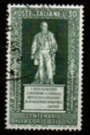 ITALIE    -     1962.    Y&T N° 881 Oblitéré     Cour Des Comptes  /  Statue De Cavour. - 1961-70: Used