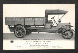 88 - PLOMBIERES - Moulins De Plombières - Camion SAURER - PUB - RARE - Plombieres Les Bains