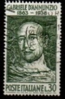 ITALIE    -     1963.    Y&T N° 883 Oblitéré    Gabriele  D' Annunzio - 1961-70: Used