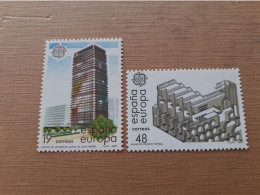 TIMBRES  ESPAGNE  ANNEE  1987     N  2517  /  2518   COTE  1,50  EUROS   NEUFS   LUXE** - Neufs