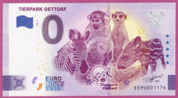 0-Euro XEPU 03 2022 TIERPARK GETTORF - Private Proofs / Unofficial