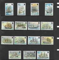 ILES FALKLAND 1989 BATEAUX YVERT N°500/514 NEUF MNH** - Boten