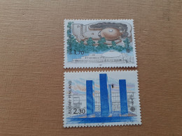 TIMBRES  FINLANDE  ANNEE  1987     N  985  /  986   COTE  9,00  EUROS   NEUFS   LUXE** - Ongebruikt