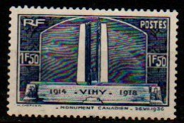 Inauguration Du Monument De Vimy N° 317 * - Unused Stamps