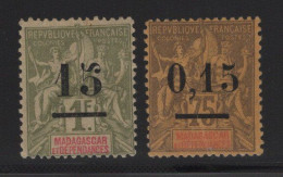 Madagascar - N°50 + 54 - NSG Neufs Sans Gomme - Cote 20€ (cote Des Timbres Obliteres) - Ungebraucht