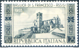 Repubblica. Basilica Di San Francesco 1955. Varietà. - Variétés Et Curiosités