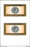 Repubblica. Posta Prioritaria Euro 0,60 2004. Varietà. - Abarten Und Kuriositäten