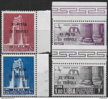 1937 Libia XI Tripoli's Exhibition Bc MNH Sassone N. 142/43+A - Sonstige & Ohne Zuordnung