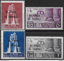 1937 Libia XI Tripoli's Exhibition Mc MNH Sassone N. 142/43+A - Sonstige & Ohne Zuordnung