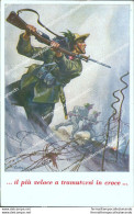 Ca521 Cartolina Militare Associazione Nazionale Bersaglieri Illustratore Pisani - Other & Unclassified