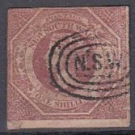 AUSTRALIEN  NEW SOUTH WALES  19 A, Gestempelt, Königin Victoria, 1854 - Usati