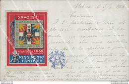 Ca544 Cartolina Militare  2 Reggimento Fanteria Savoia! Www1 1 Guerra - Régiments