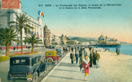 06-NICE-PROMENADE DES ANGLAIS-AUTOMOBILES VINTAGE - Markten, Pleinen