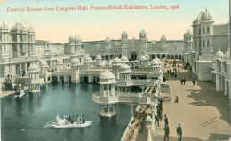 London 1908; Franco-British Exhibition. Court Of Honour From Congress Hall - Circulated. (Valentine & Sons Ltd.) - Andere & Zonder Classificatie