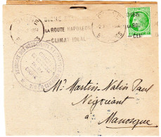 1947  Cachet " SYNDICAT DES NEGOCIANTS EN GRAINS à DIGNE "  Envoyée à MANOSQUE - Covers & Documents