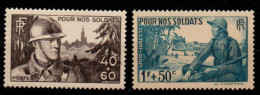 Timbres  N° 451 452  ** - Neufs