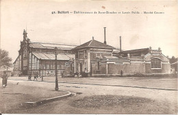 BELFORT (90) Etablissements De Bains-Douches Et Lavoir Public - Marché Couvert En 1916 - Belfort - Stad