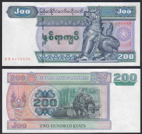 Burma - Myanmar 200 Kyats (2004) Pick 78 XF+ (2+)    (30194 - Sonstige – Asien