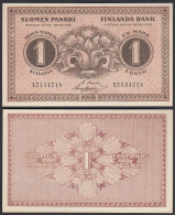 FINNLAND - FINLAND 1 MARKKA BANKNOTE 1916 PICK 19 AU (1-)  (23593 - Finnland