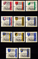 Liechtenstein Mi. ATM 1-11 Used Vollstempel 1995    (c116 - Sonstige & Ohne Zuordnung